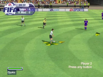 FIFA 2001 screen shot game playing